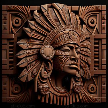 3D model st aztec (STL)